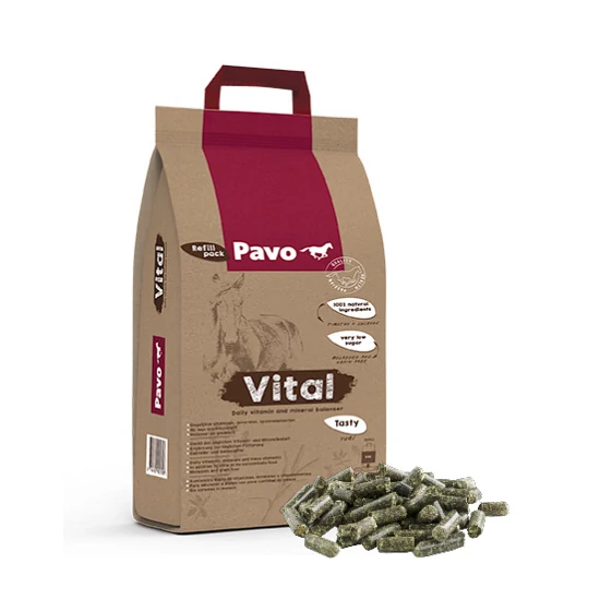 Pavo Vital 8 kg - Utántöltő papír zsákban 